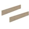 Option 2 pans 140 cm Chêne blond-Blanc MARCEL