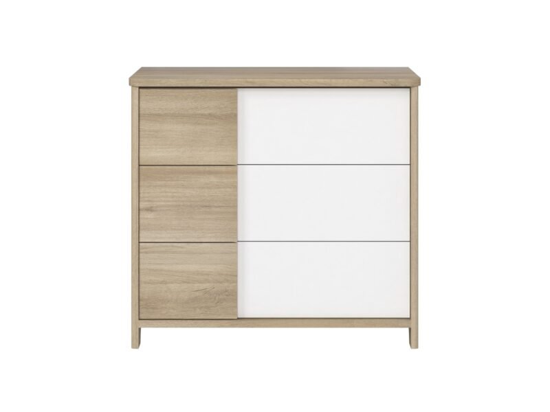Commode 3 Tiroirs Chêne du bocage SACHA