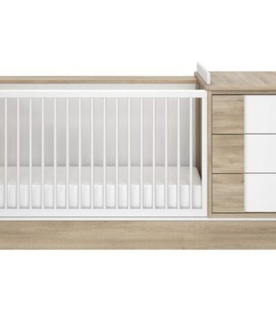 Lit compact évolutif 70x140 Chêne du bocage SACHA