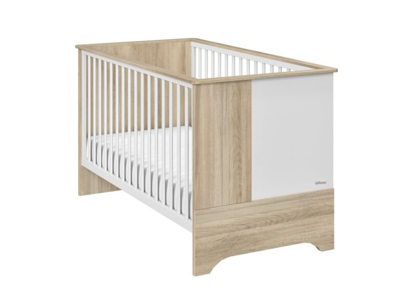 Lit bébé 70x140 + 2 pans 140 Chêne du bocage SACHA – Image 2