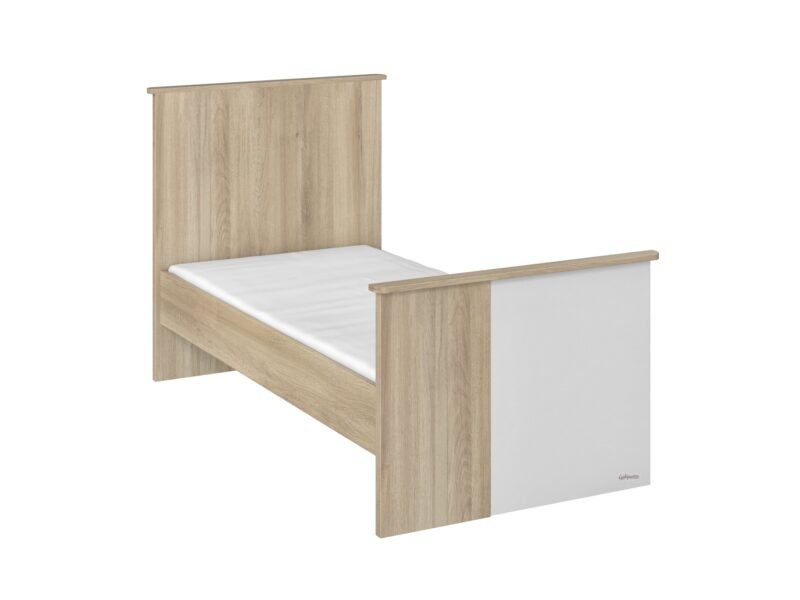 Lit bébé 70x140 + 2 pans 140 Chêne du bocage SACHA – Image 4