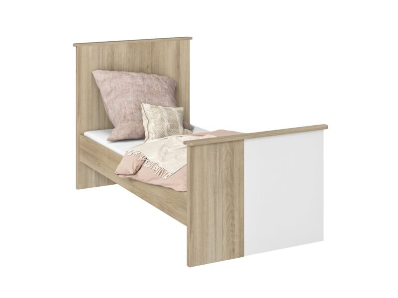 Lit bébé 70x140 + 2 pans 140 Chêne du bocage SACHA – Image 5
