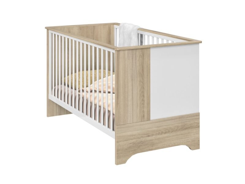 Lit bébé 70x140 + 2 pans 140 Chêne du bocage SACHA – Image 6