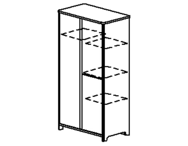 Armoire 3 portes Chêne du bocage SACHA – Image 5