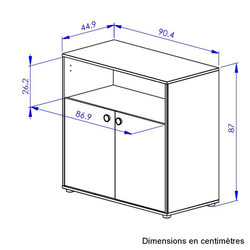 Commode 2 portes Chêne artisan ARTHUR – Image 7