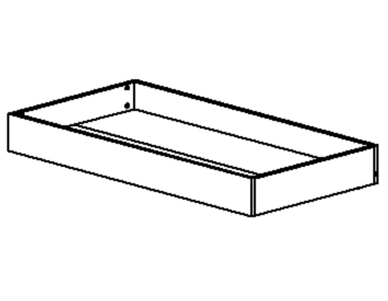 Option tiroir de rangement Blanc 140 – Image 3