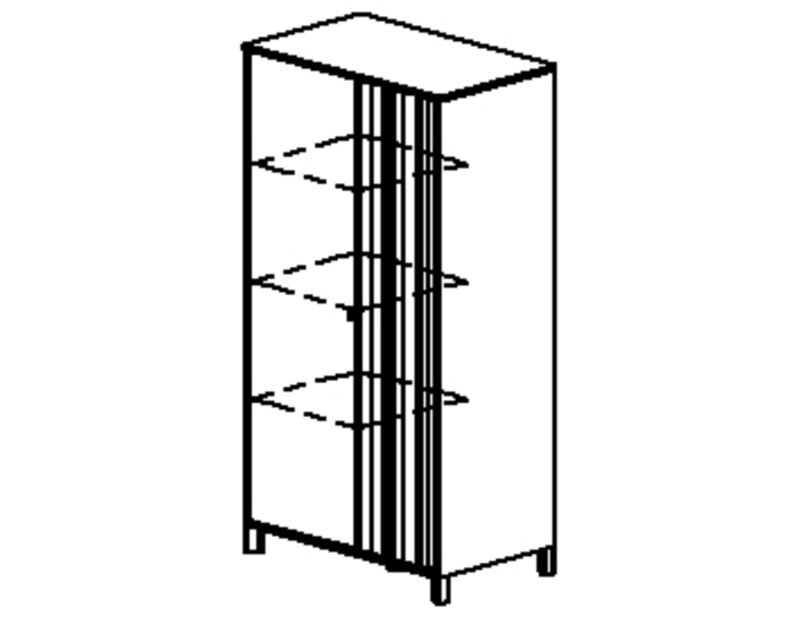 Armoire 2 portes Chêne du bocage CALYPSO – Image 5