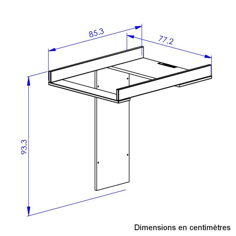 Plan à langer Chêne du bocage CALYPSO – Image 4