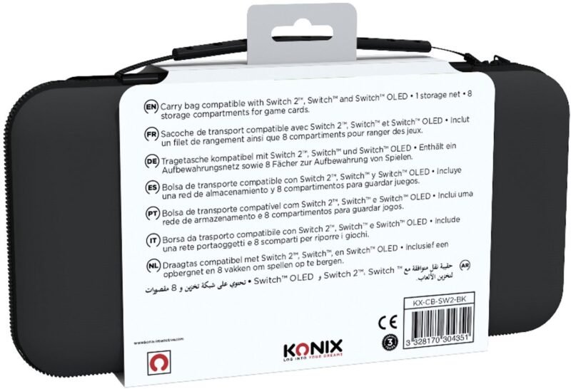 KONIX - Carry Case - black [NSW2] – Image 5