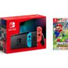 Nintendo Switch Rot/Blau inklusive Mario Party Superstars 1