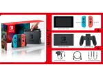 Nintendo Switch Rot/Blau inklusive Mario Party Superstars 7