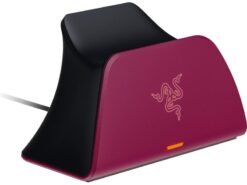 Razer Quick Charging Stand Rouge avec contrôleur DualSense 5