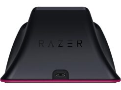 Razer Quick Charging Stand Rouge avec contrôleur DualSense 2