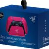 Razer Quick Charging Stand Rouge avec contrôleur DualSense 6