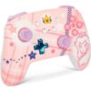 Power A Enhanced Wireless Controller Princess Peach Plaid 1