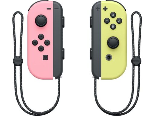 Nintendo Switch Controller Joy-Con Set Pastell-Rosa/Gelb 4