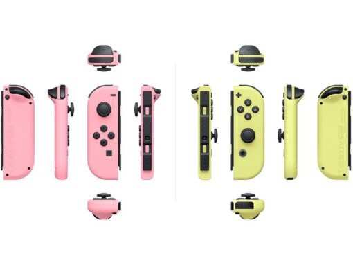 Nintendo Switch Controller Joy-Con Set Pastell-Rosa/Gelb 1