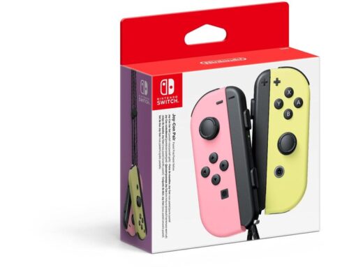 Nintendo Switch Controller Joy-Con Set Pastell-Rosa/Gelb 2